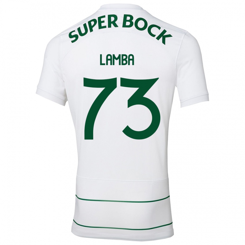 Niño Camiseta Chico Lamba #73 Blanco 2ª Equipación 2023/24 La Camisa Argentina