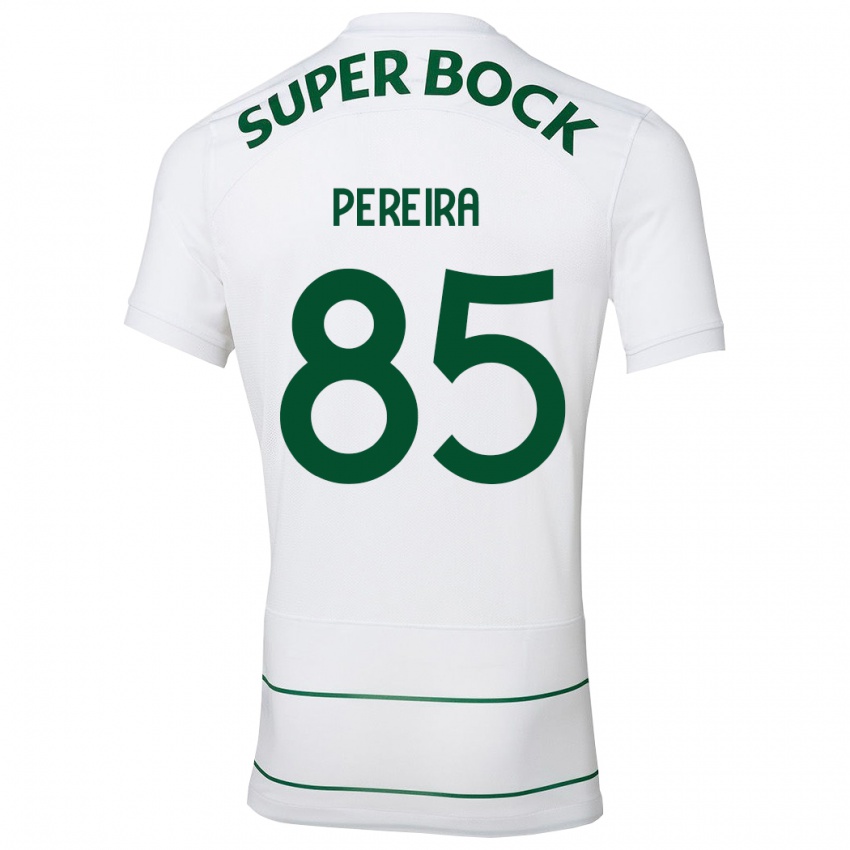 Niño Camiseta João Pereira #85 Blanco 2ª Equipación 2023/24 La Camisa Argentina