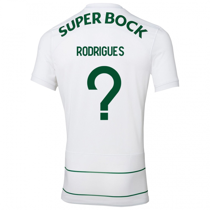 Niño Camiseta João Rodrigues #0 Blanco 2ª Equipación 2023/24 La Camisa Argentina