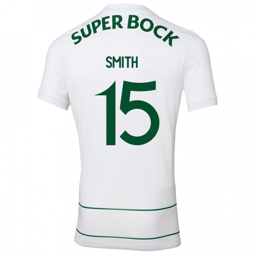 Niño Camiseta Olivia Smith #15 Blanco 2ª Equipación 2023/24 La Camisa Argentina