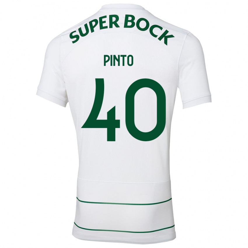 Niño Camiseta Rita Pinto De Almeida #40 Blanco 2ª Equipación 2023/24 La Camisa Argentina