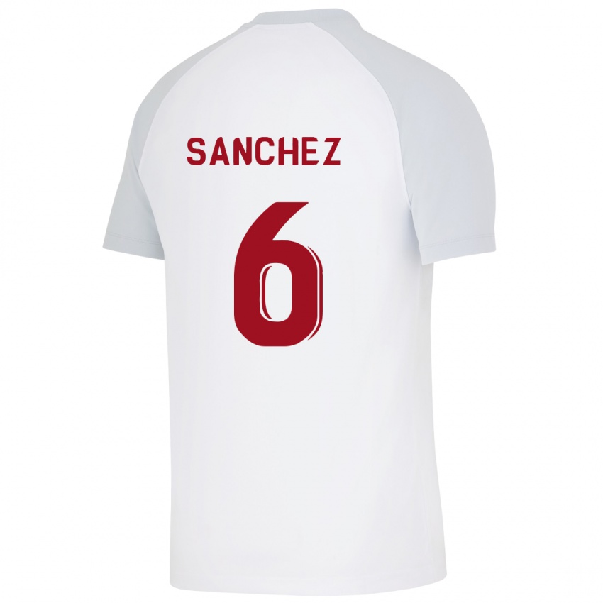 Niño Camiseta Davinson Sánchez #6 Blanco 2ª Equipación 2023/24 La Camisa Argentina