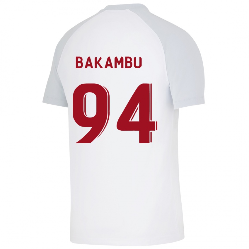 Niño Camiseta Cedric Bakambu #94 Blanco 2ª Equipación 2023/24 La Camisa Argentina