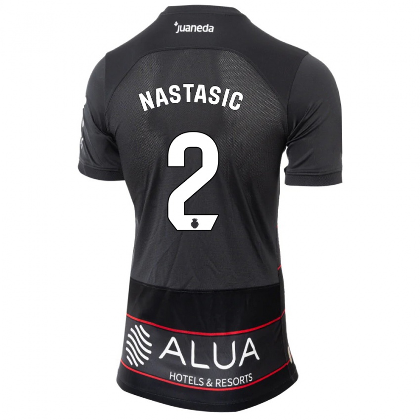 Niño Camiseta Matija Nastasic #2 Negro 2ª Equipación 2023/24 La Camisa Argentina