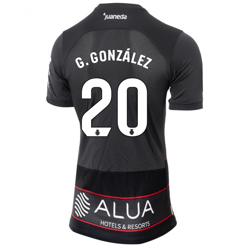 Niño Camiseta Giovanni González #20 Negro 2ª Equipación 2023/24 La Camisa Argentina