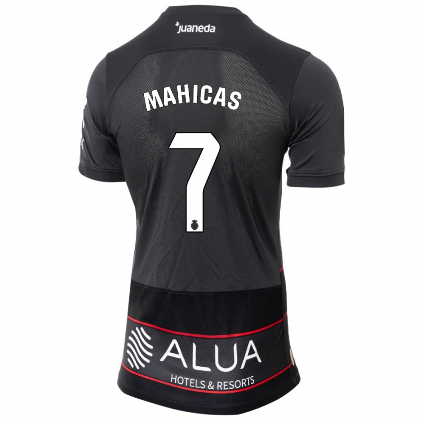 Niño Camiseta Julián Mahicas #7 Negro 2ª Equipación 2023/24 La Camisa Argentina