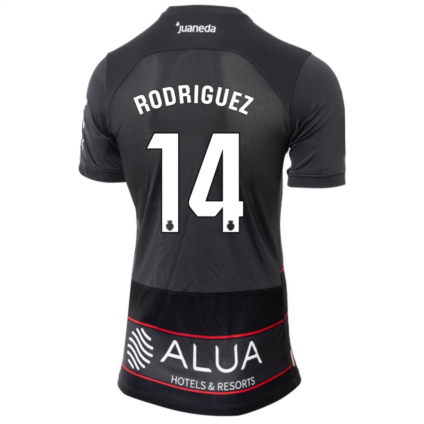 Niño Camiseta Diego Rodríguez #14 Negro 2ª Equipación 2023/24 La Camisa Argentina