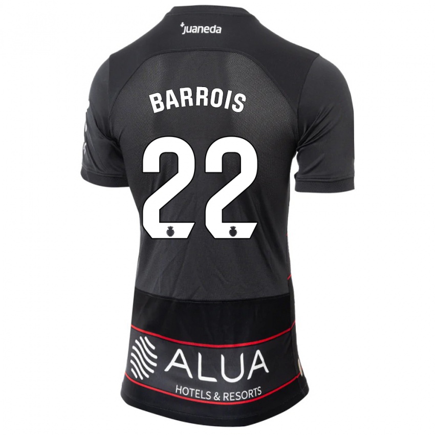 Niño Camiseta Eliott Barrois #22 Negro 2ª Equipación 2023/24 La Camisa Argentina