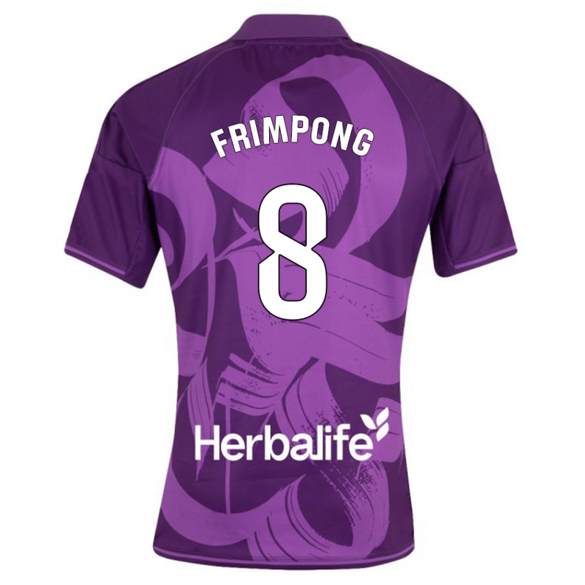 Niño Camiseta Eugene Frimpong #8 Violeta 2ª Equipación 2023/24 La Camisa Argentina