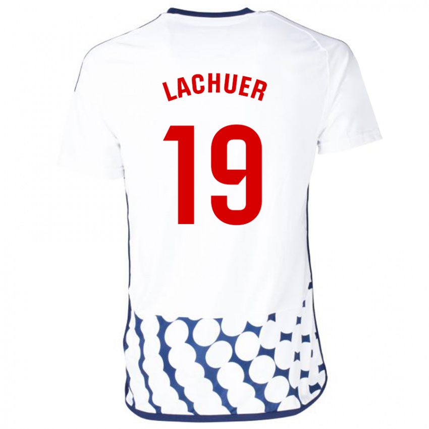 Niño Camiseta Mathis Lachuer #19 Blanco 2ª Equipación 2023/24 La Camisa Argentina