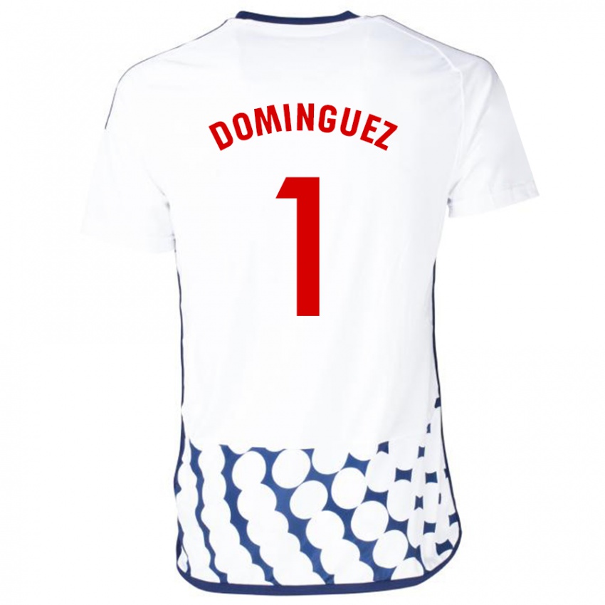 Niño Camiseta Iago Domínguez #1 Blanco 2ª Equipación 2023/24 La Camisa Argentina