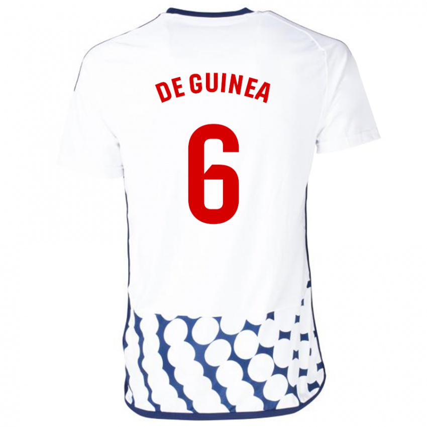 Niño Camiseta Asier Ortiz De Guinea #6 Blanco 2ª Equipación 2023/24 La Camisa Argentina