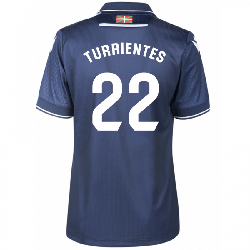 Niño Camiseta Beñat Turrientes #22 Armada 2ª Equipación 2023/24 La Camisa Argentina