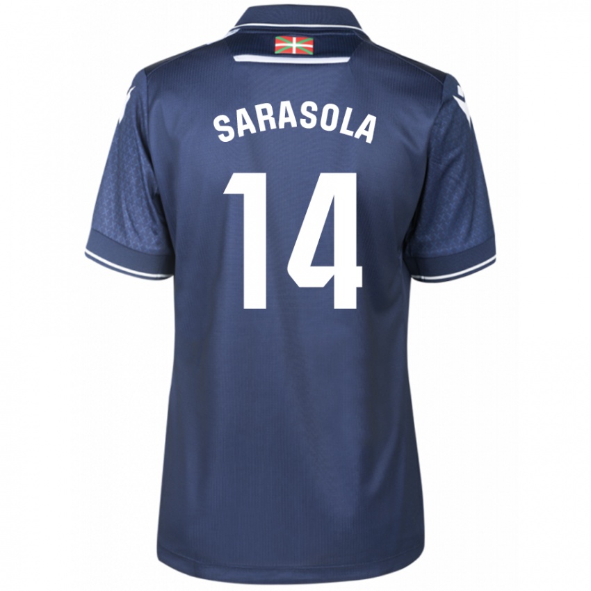 Niño Camiseta Izarne Sarasola Beain #14 Armada 2ª Equipación 2023/24 La Camisa Argentina