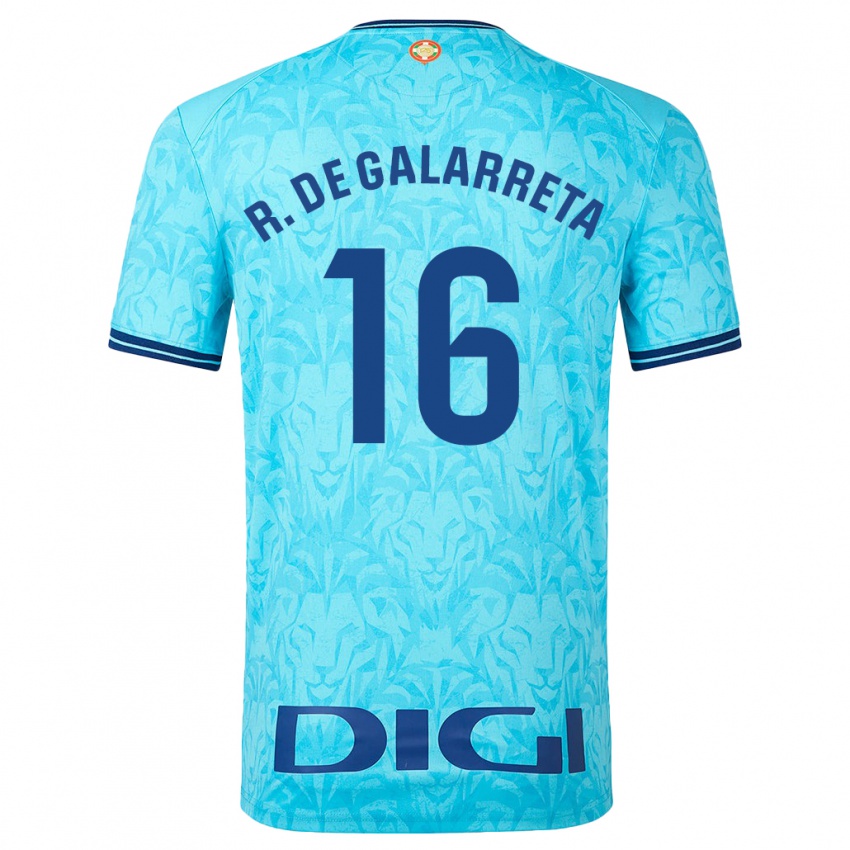 Niño Camiseta Iñigo Ruiz De Galarreta #16 Cielo Azul 2ª Equipación 2023/24 La Camisa Argentina