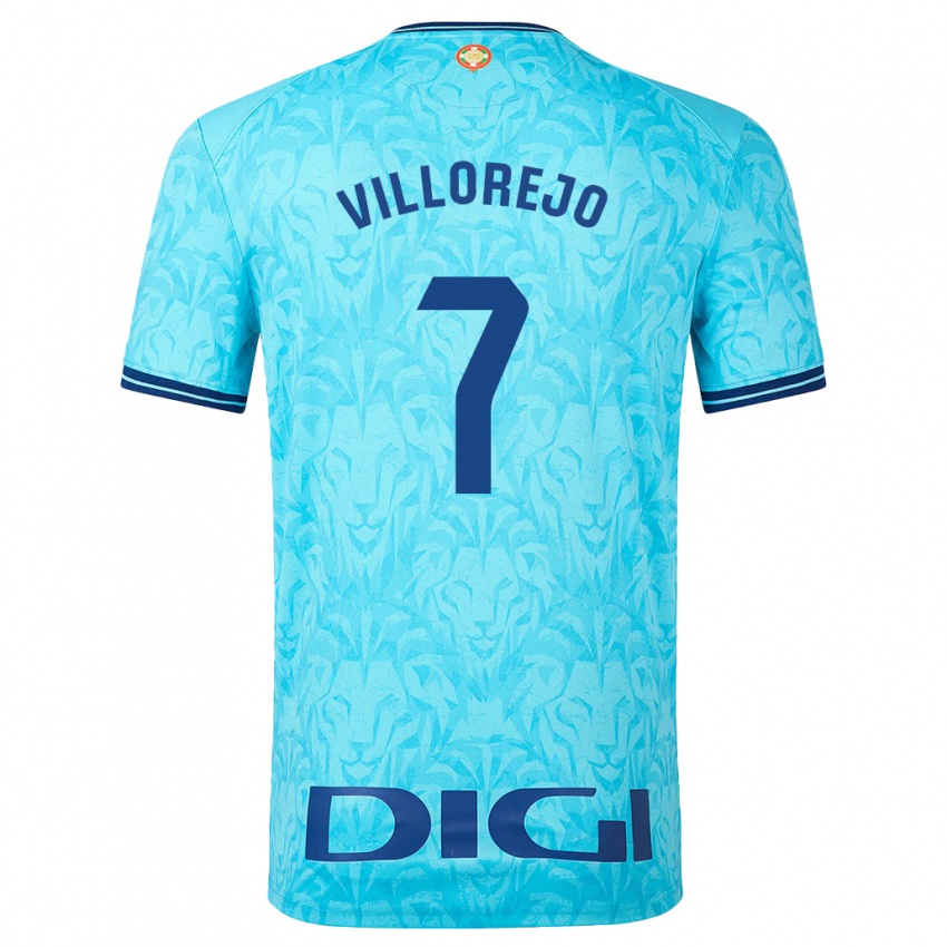 Niño Camiseta Ardaitz Villorejo #7 Cielo Azul 2ª Equipación 2023/24 La Camisa Argentina