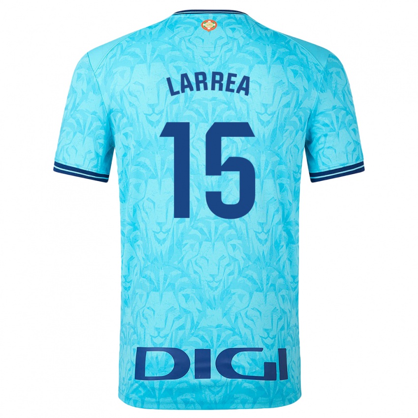 Niño Camiseta Beñat Larrea #15 Cielo Azul 2ª Equipación 2023/24 La Camisa Argentina