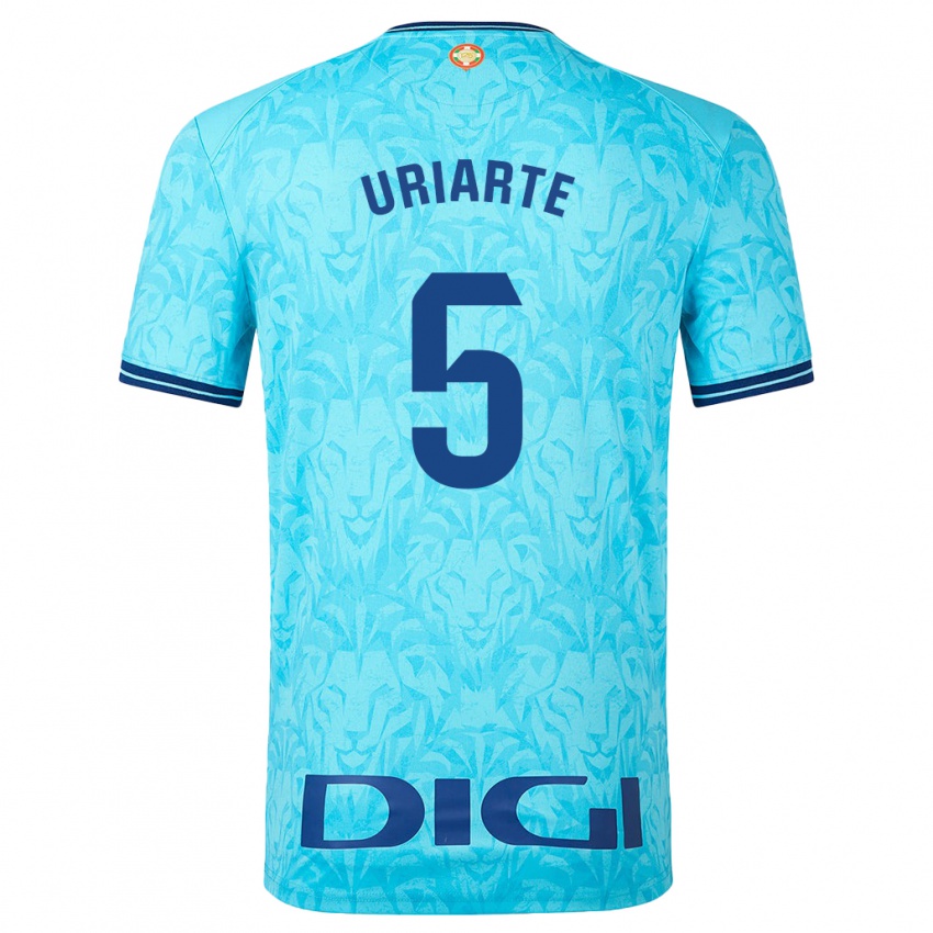 Niño Camiseta Naroa Uriarte Urazurrutia #5 Cielo Azul 2ª Equipación 2023/24 La Camisa Argentina