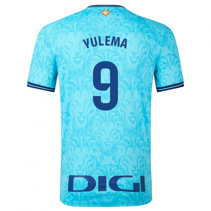 Niño Camiseta Yulema Corres Somovilla #9 Cielo Azul 2ª Equipación 2023/24 La Camisa Argentina