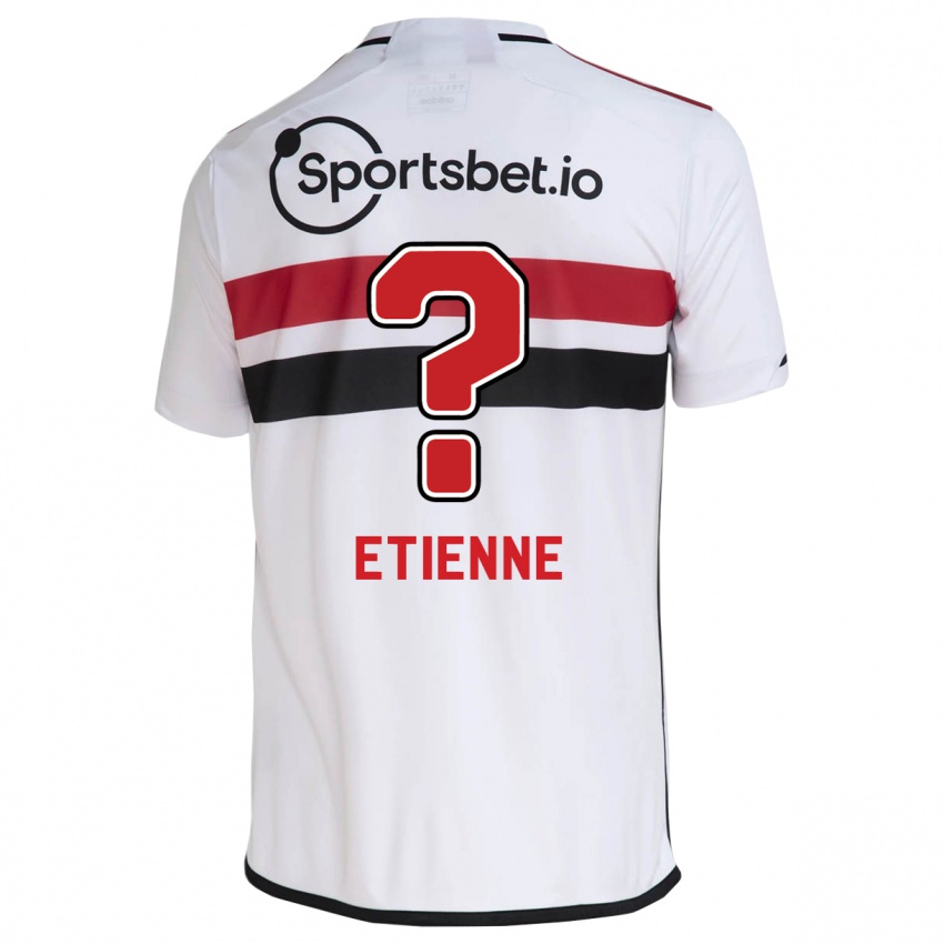 Hombre Camiseta Clauvis Etienne #0 Blanco 1ª Equipación 2023/24 La Camisa Argentina