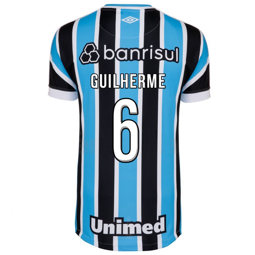 Hombre Camiseta Zé Guilherme #6 Azul 1ª Equipación 2023/24 La Camisa Argentina