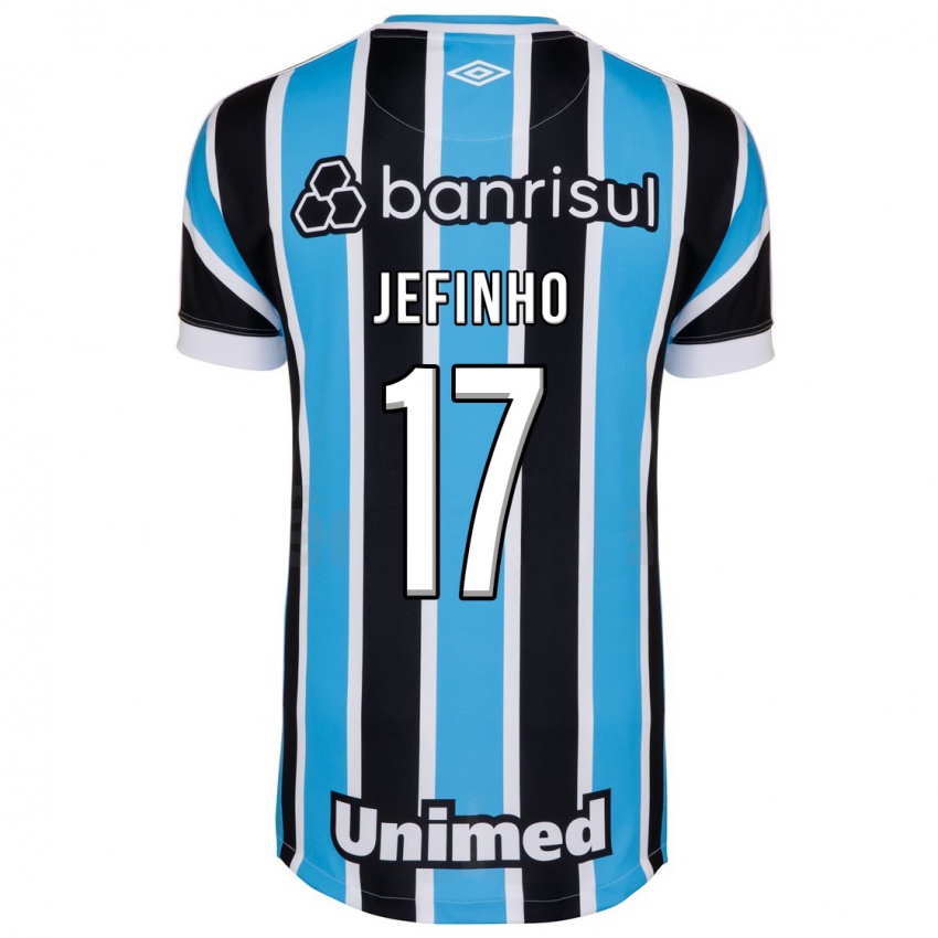 Hombre Camiseta Jefinho #17 Azul 1ª Equipación 2023/24 La Camisa Argentina