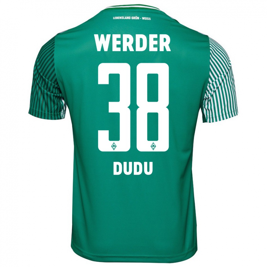 Hombre Camiseta Dudu #38 Verde 1ª Equipación 2023/24 La Camisa Argentina