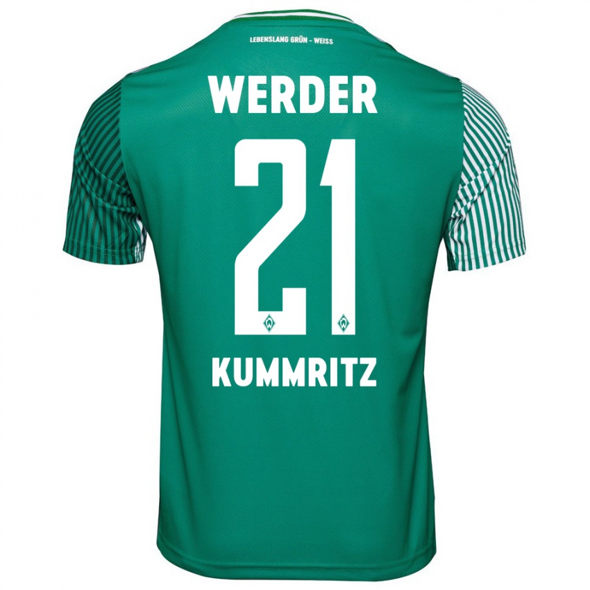 Hombre Camiseta Liam Kümmritz #21 Verde 1ª Equipación 2023/24 La Camisa Argentina