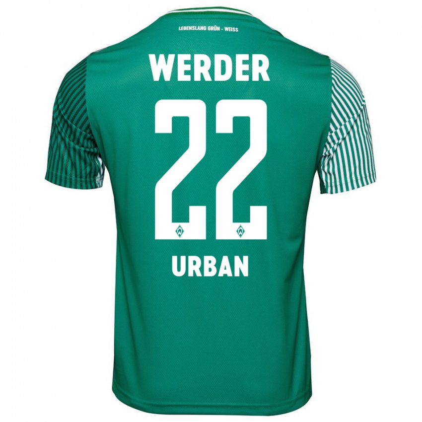 Hombre Camiseta Linus Urban #22 Verde 1ª Equipación 2023/24 La Camisa Argentina