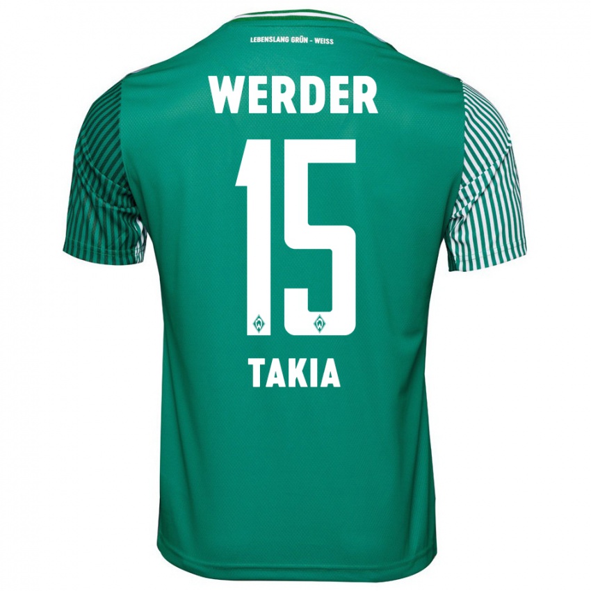 Hombre Camiseta Toirik Onlam Takia #15 Verde 1ª Equipación 2023/24 La Camisa Argentina