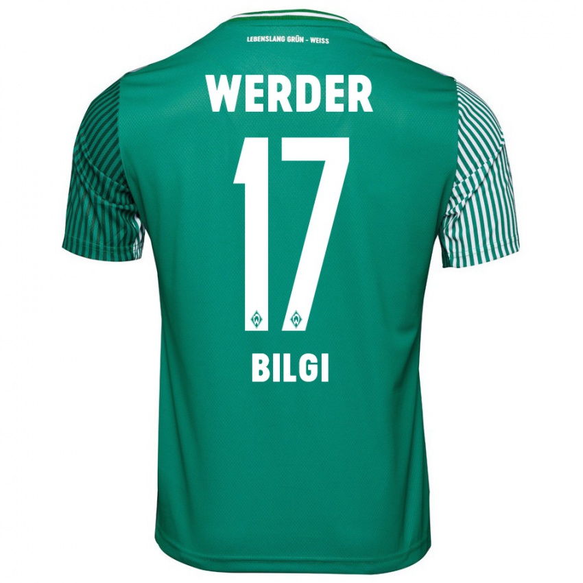 Hombre Camiseta Süleyman Bilgi #17 Verde 1ª Equipación 2023/24 La Camisa Argentina