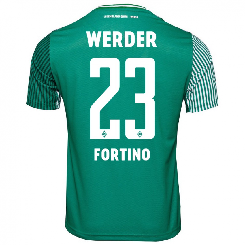 Hombre Camiseta Pierro Miguel Fortino #23 Verde 1ª Equipación 2023/24 La Camisa Argentina