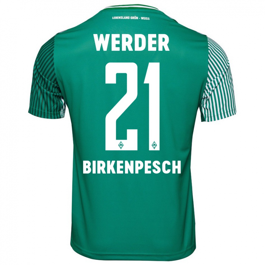 Hombre Camiseta Noah Birkenpesch #21 Verde 1ª Equipación 2023/24 La Camisa Argentina