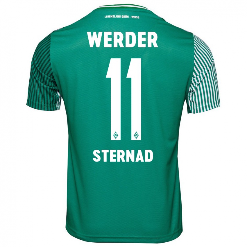 Hombre Camiseta Maja Sternad #11 Verde 1ª Equipación 2023/24 La Camisa Argentina