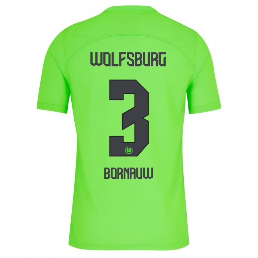Hombre Camiseta Sebastiaan Bornauw #3 Verde 1ª Equipación 2023/24 La Camisa Argentina