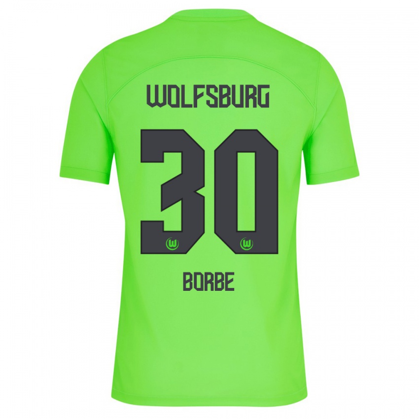 Hombre Camiseta Anneke Borbe #30 Verde 1ª Equipación 2023/24 La Camisa Argentina