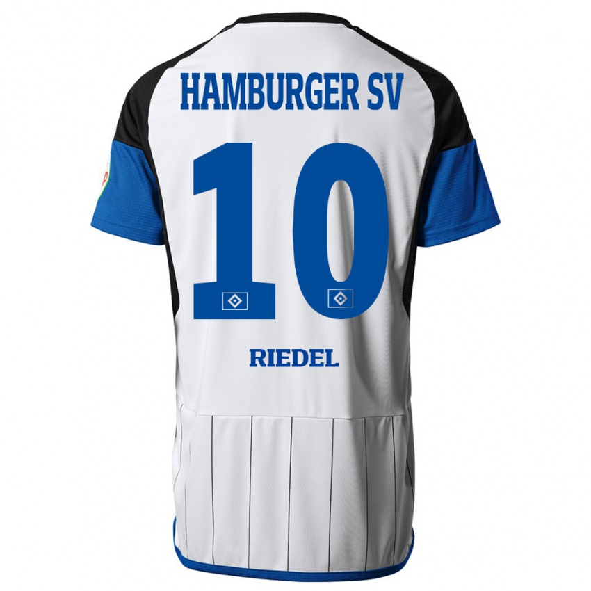 Hombre Camiseta Arnaud Riedel #10 Blanco 1ª Equipación 2023/24 La Camisa Argentina