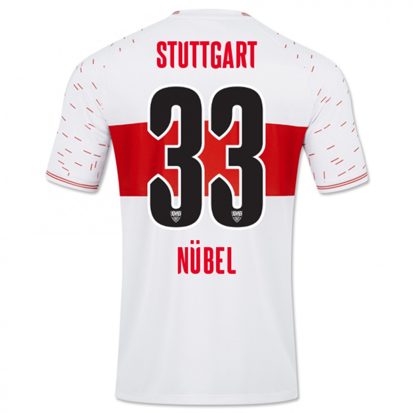 Hombre Camiseta Alexander Nübel #33 Blanco 1ª Equipación 2023/24 La Camisa Argentina