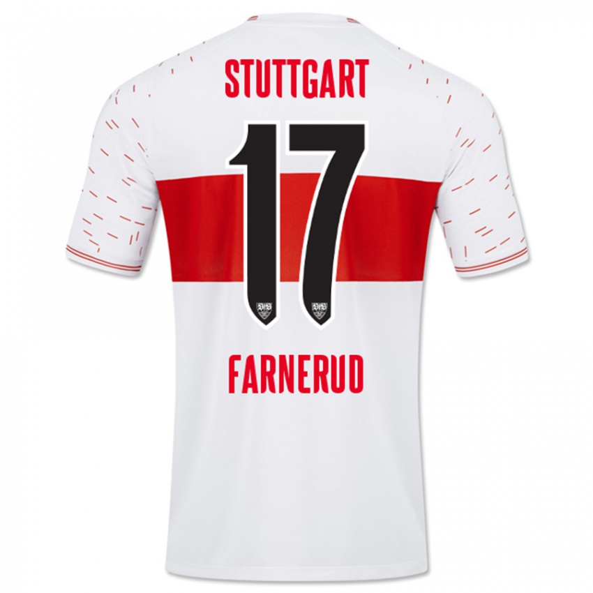 Hombre Camiseta Colin Farnerud #17 Blanco 1ª Equipación 2023/24 La Camisa Argentina