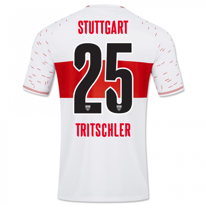 Hombre Camiseta David Tritschler #25 Blanco 1ª Equipación 2023/24 La Camisa Argentina