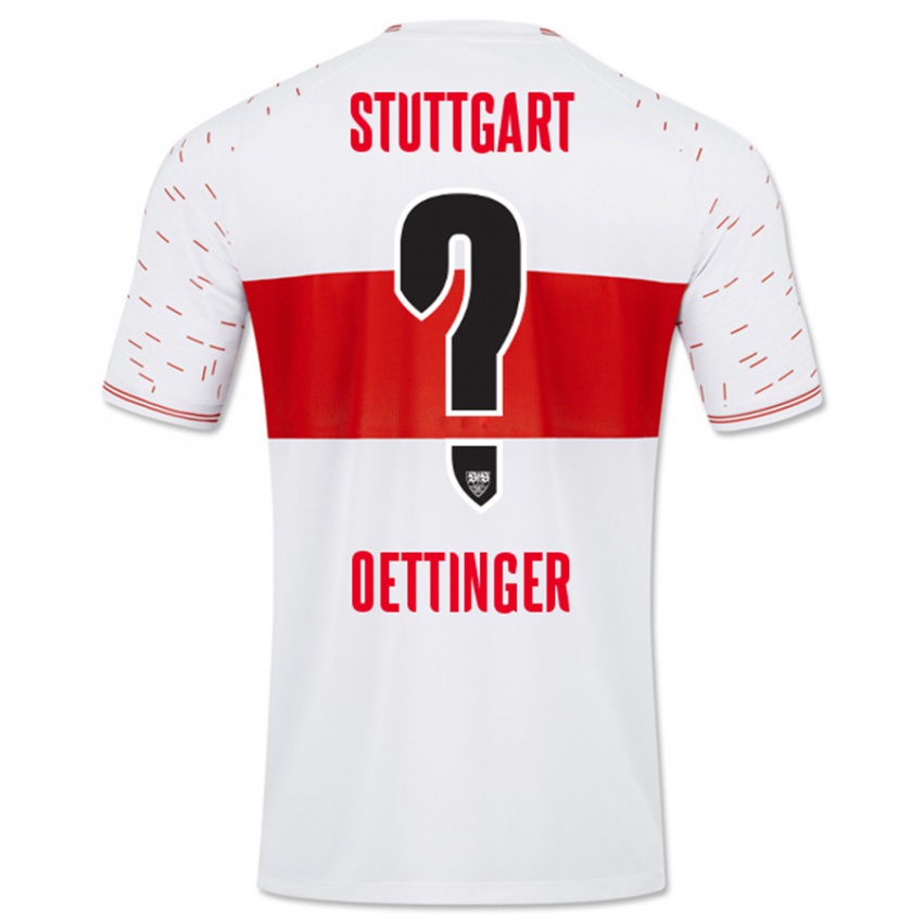 Hombre Camiseta Jannik Oettinger #0 Blanco 1ª Equipación 2023/24 La Camisa Argentina