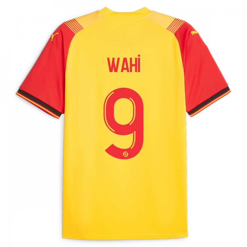 Hombre Camiseta Elye Wahi #9 Amarillo 1ª Equipación 2023/24 La Camisa Argentina