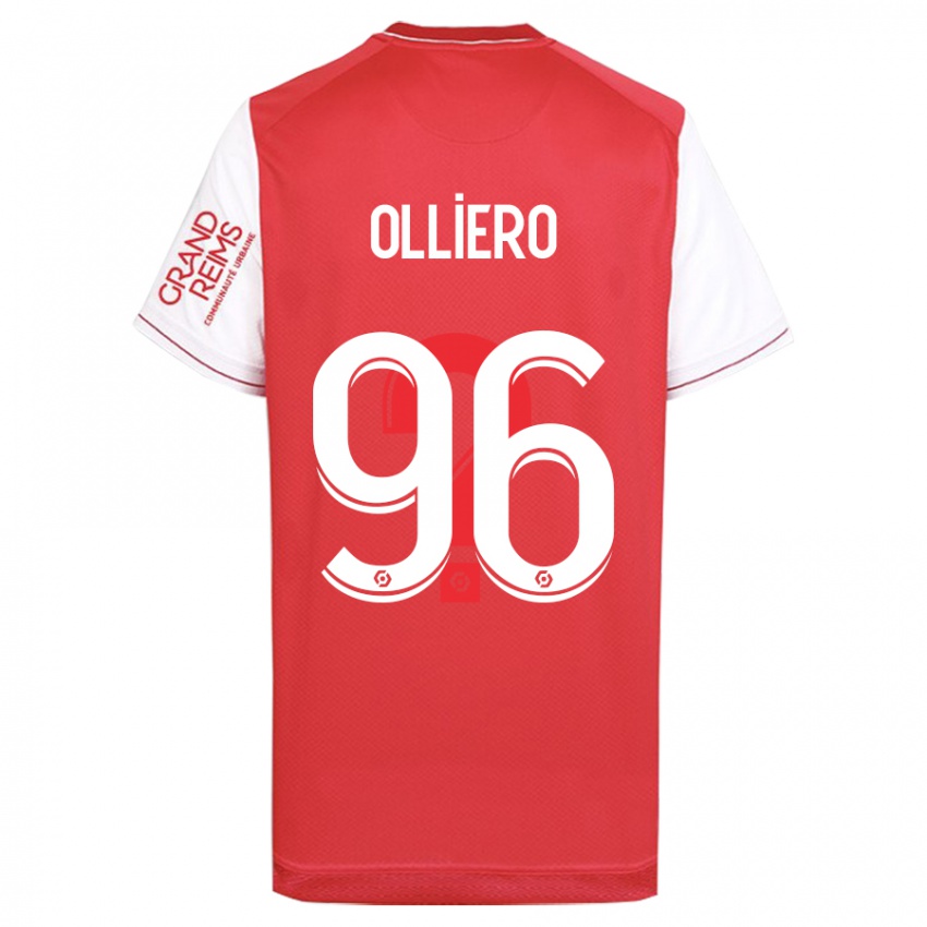 Hombre Camiseta Alexandre Olliero #96 Rojo 1ª Equipación 2023/24 La Camisa Argentina