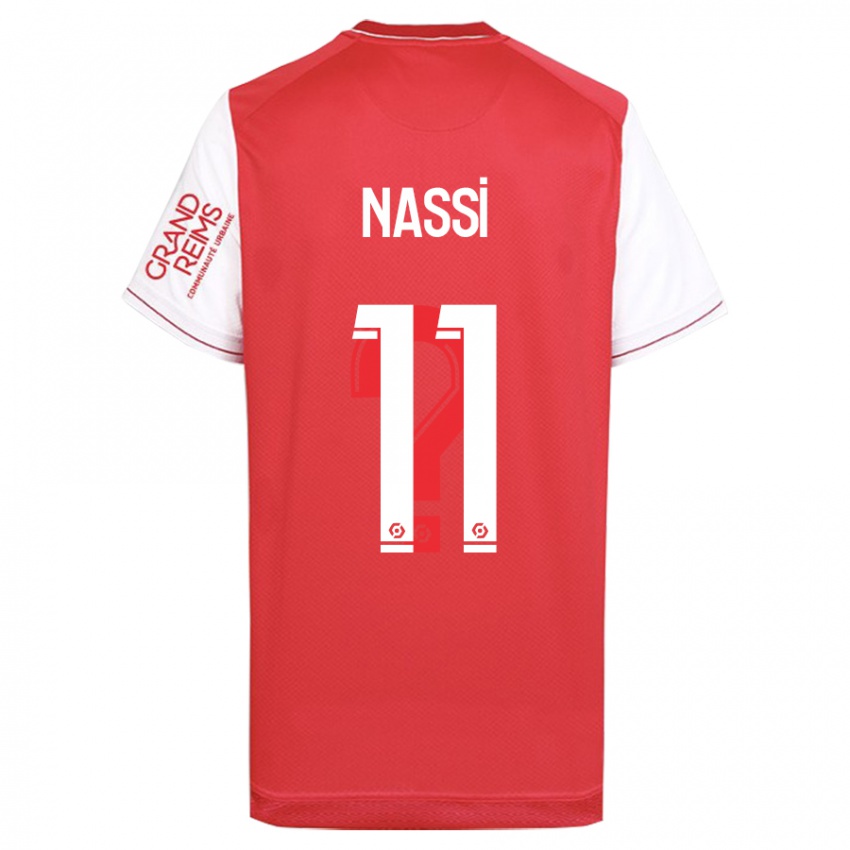 Hombre Camiseta Jade Nassi #11 Rojo 1ª Equipación 2023/24 La Camisa Argentina