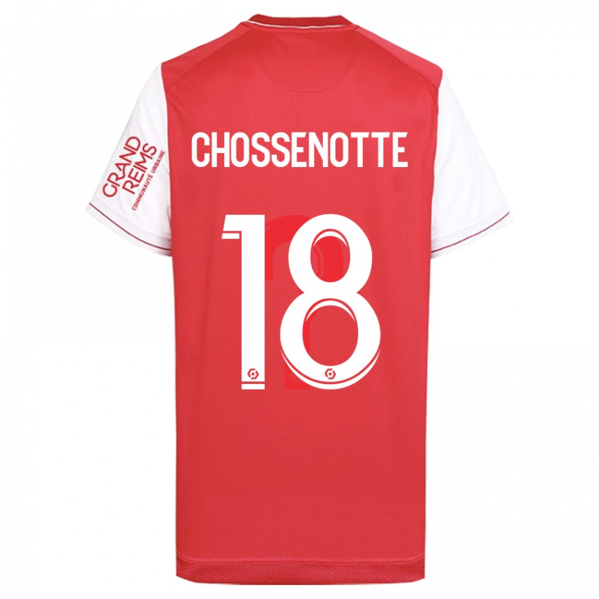 Hombre Camiseta Shana Chossenotte #18 Rojo 1ª Equipación 2023/24 La Camisa Argentina