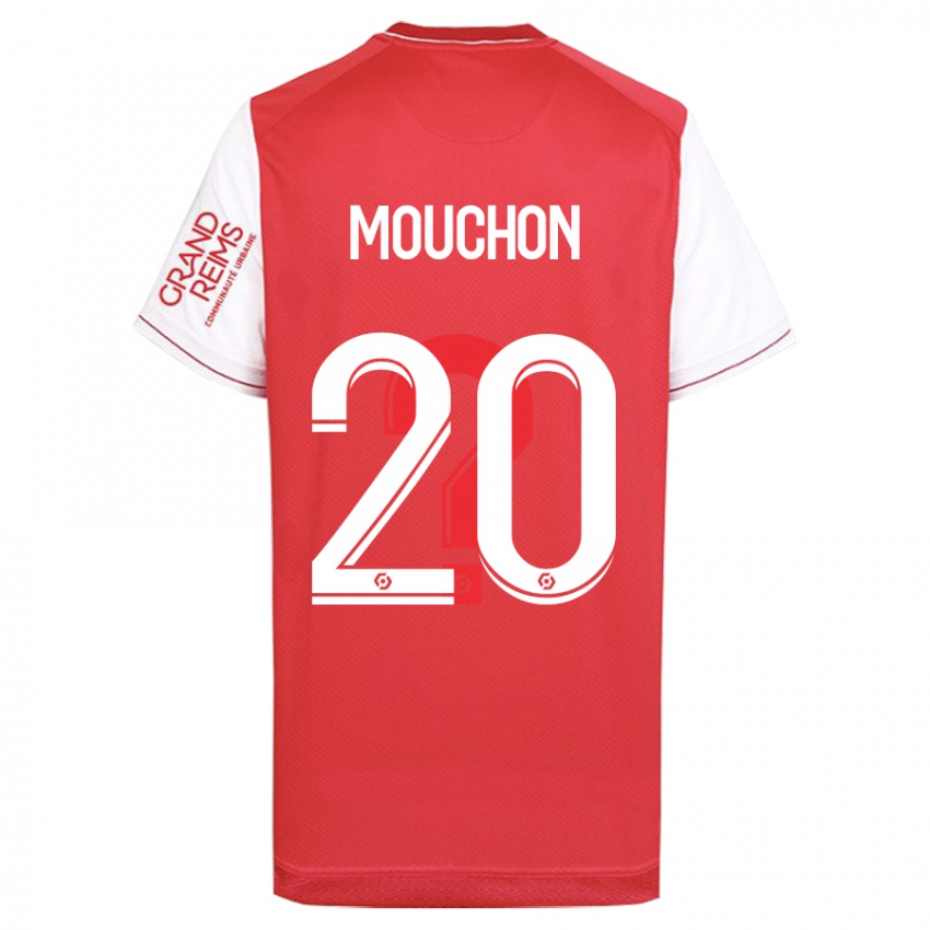 Hombre Camiseta Noemie Mouchon #20 Rojo 1ª Equipación 2023/24 La Camisa Argentina