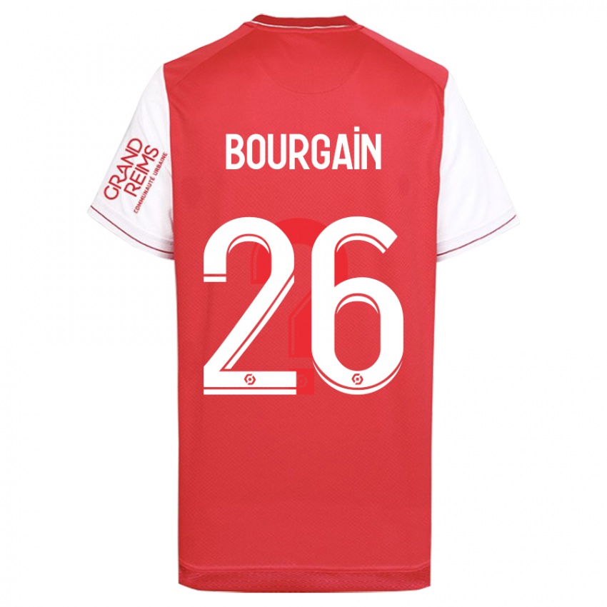 Hombre Camiseta Lea Bourgain #26 Rojo 1ª Equipación 2023/24 La Camisa Argentina