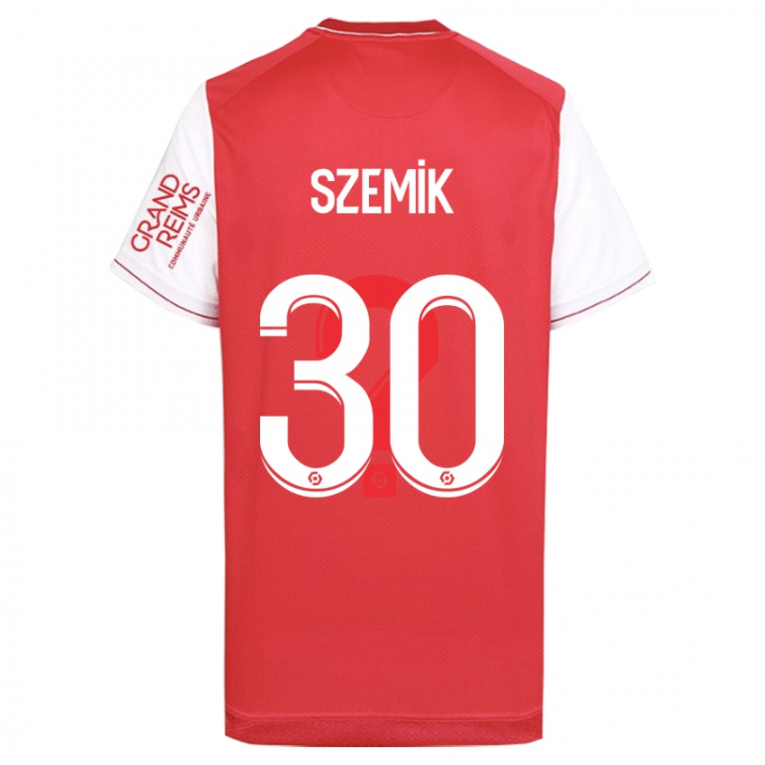 Hombre Camiseta Kinga Szemik #30 Rojo 1ª Equipación 2023/24 La Camisa Argentina