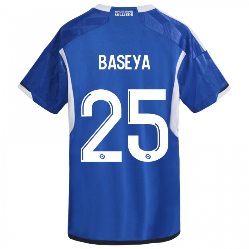 Hombre Camiseta Steven Baseya #25 Azul 1ª Equipación 2023/24 La Camisa Argentina