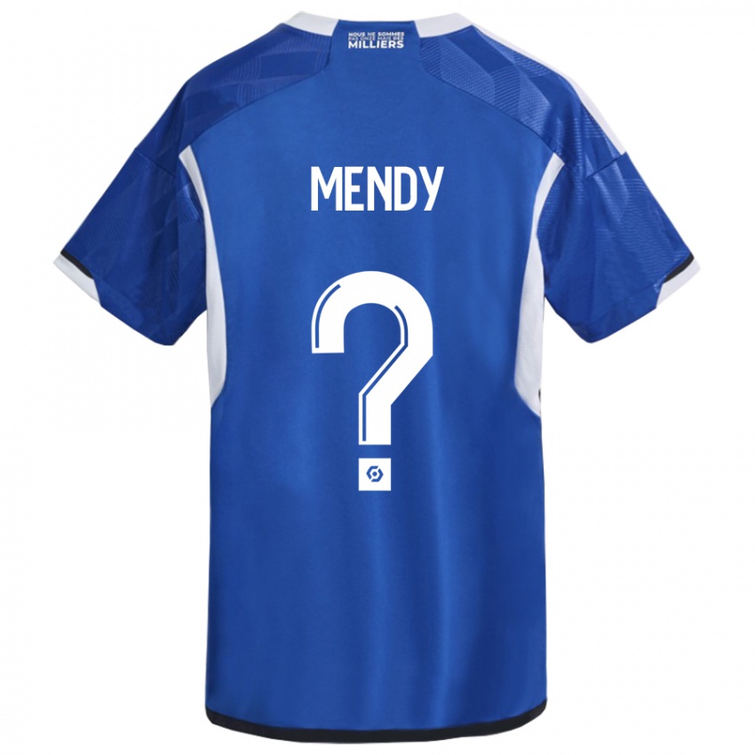 Hombre Camiseta François Mendy #0 Azul 1ª Equipación 2023/24 La Camisa Argentina